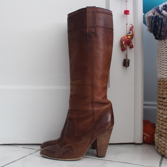 D&G Shoes - 🌟SOLD🌟 D&G Brown Leather Western Boots